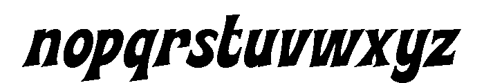 Gotjack Regular Font LOWERCASE