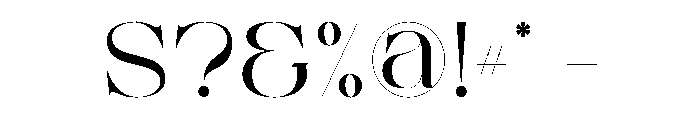 Gotrie Font OTHER CHARS