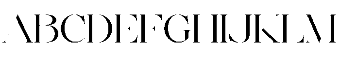 Gotrie Font UPPERCASE
