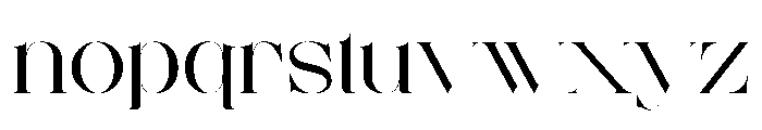 Gotrie Font LOWERCASE