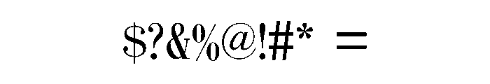 Gottane Font OTHER CHARS