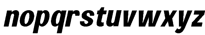 Gotuna Italic Font LOWERCASE
