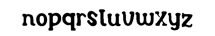 Goumi_Berry Font LOWERCASE