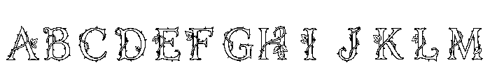 Goura Regular Font UPPERCASE