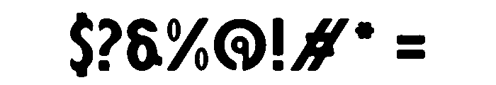 Govacos Font OTHER CHARS