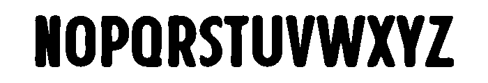 Govacos Font UPPERCASE