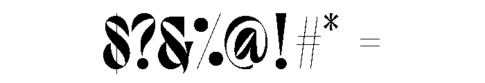 Goven-Regular Font OTHER CHARS