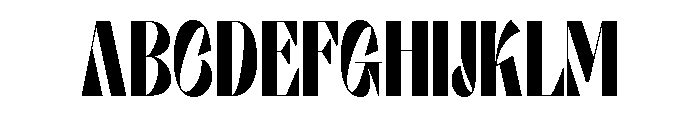 Goven-Regular Font UPPERCASE