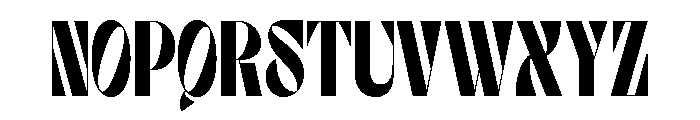 Goven-Regular Font UPPERCASE