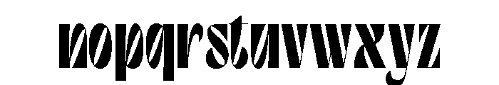Goven-Regular Font LOWERCASE