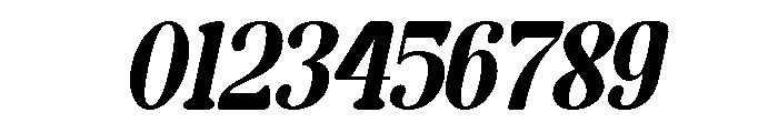 Goverda Italic Font OTHER CHARS