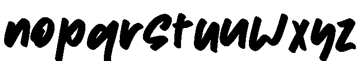Gowes Race Font LOWERCASE