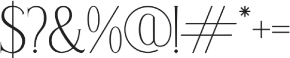 GOLDBURG otf (400) Font OTHER CHARS
