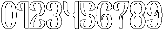 GOLDEN ERA-Hollow otf (400) Font OTHER CHARS