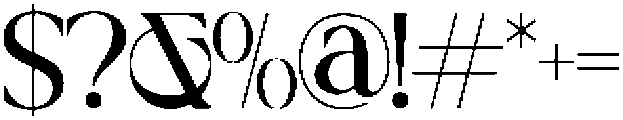 GONEVA-Regular otf (400) Font OTHER CHARS