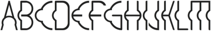GONGSO Regular otf (400) Font UPPERCASE