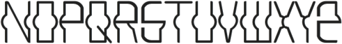GONGSO Regular otf (400) Font UPPERCASE