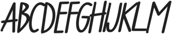 GOOD LUCK ! Bold Italic otf (700) Font LOWERCASE