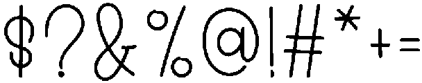 GOOD NIGHT Regular otf (400) Font OTHER CHARS