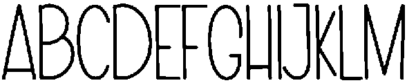 GOOD NIGHT Regular otf (400) Font UPPERCASE