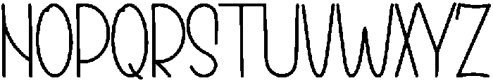GOOD NIGHT Regular otf (400) Font UPPERCASE