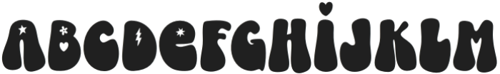 GOODY GOODY Regular otf (400) Font LOWERCASE