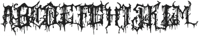 GOREINFECT otf (400) Font LOWERCASE