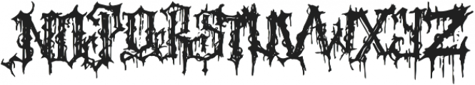 GOREINFECT otf (400) Font LOWERCASE