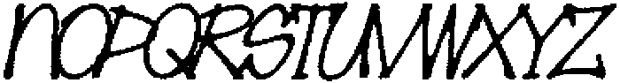 GORKESQ Italic otf (400) Font LOWERCASE