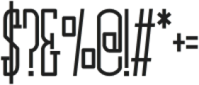 GOTHEN Regular otf (400) Font OTHER CHARS