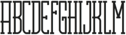 GOTHEN Regular otf (400) Font UPPERCASE