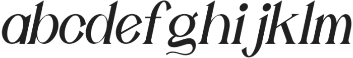 Gobellast Italic otf (400) Font LOWERCASE