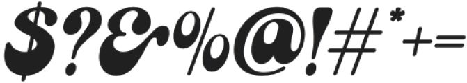 Gobites Italic otf (400) Font OTHER CHARS