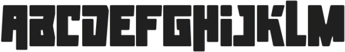 Goblock-Bold otf (700) Font LOWERCASE