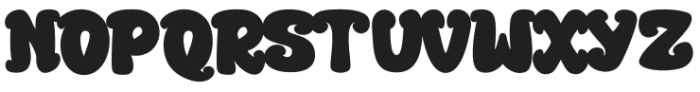 Gobras Display Regular otf (400) Font UPPERCASE