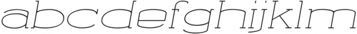 Godan Thin Italic otf (100) Font LOWERCASE