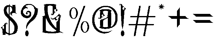 Godfrey Regular otf (400) Font OTHER CHARS