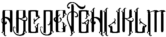 Godfrey Regular otf (400) Font UPPERCASE