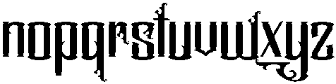 Godfrey Regular otf (400) Font LOWERCASE