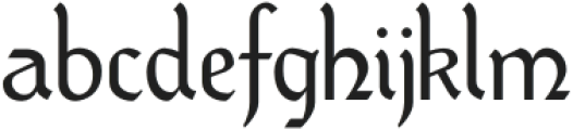 Godfryd otf (400) Font LOWERCASE