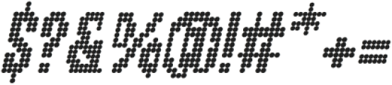 Godger Disco Italic otf (400) Font OTHER CHARS