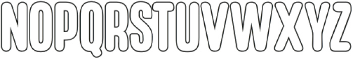 Godger Rounded Outline otf (400) Font UPPERCASE