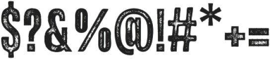 Godger Stamp otf (400) Font OTHER CHARS
