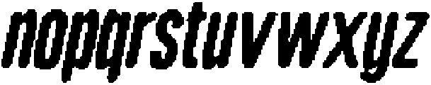 GodgerRoundedPixel-Regular otf (400) Font LOWERCASE