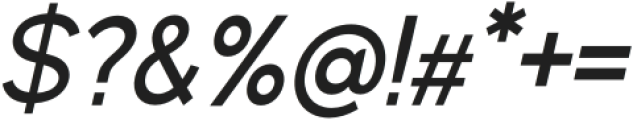 GodshineSans Bold Italic otf (700) Font OTHER CHARS