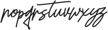 Godwit Signature Bold otf (700) Font LOWERCASE