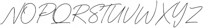 Godwit Signature Light otf (300) Font UPPERCASE