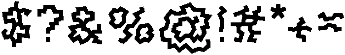 Gofue Regular otf (400) Font OTHER CHARS