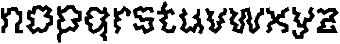 Gofue Regular otf (400) Font LOWERCASE