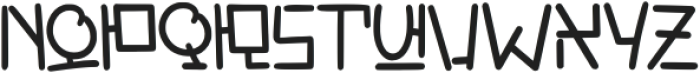 Goghuji Regular otf (400) Font UPPERCASE